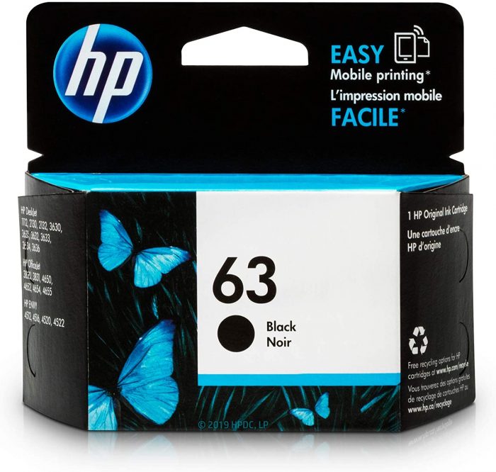 F6U62 HP 63 BLACK